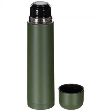 Термос MFH Vacuum Thermos 1L з нержавіючої сталі Olive