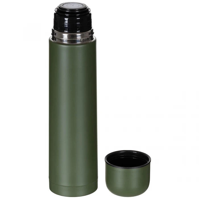 Термос MFH Vacuum Thermos 1L з нержавіючої сталі Olive Термос MFH Vacuum Thermos 1L з нержавіючої сталі Olive