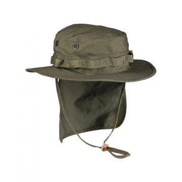 Панама с защитой шеи MIL-TEC British Boonie Рип-Стоп Олива, Olive