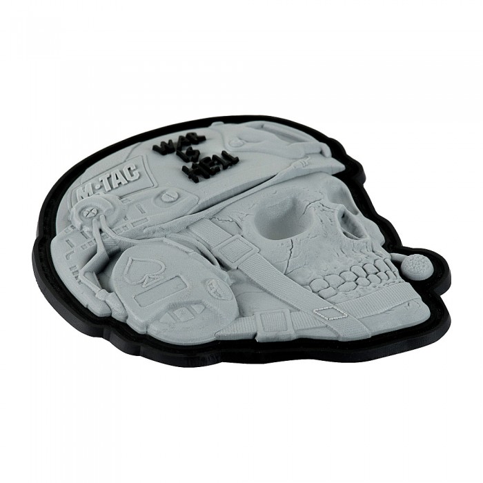 M-Tac нашивка War is Hell 3D PVC Grey M-Tac нашивка War is Hell 3D PVC Grey