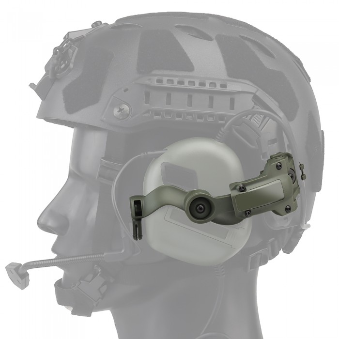 Адаптер для навушників Helmet Rail Adapter Olive Адаптер для навушників Helmet Rail Adapter Olive