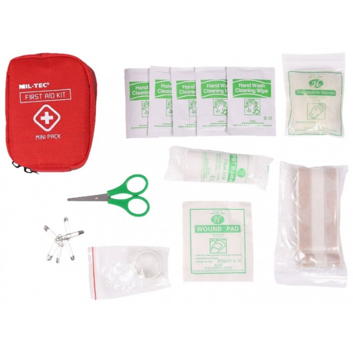 Аптечка первой помощи MIL-TEC Mini Pack Red Аптечка первой помощи MIL-TEC Mini Pack Red