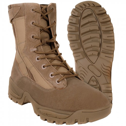 Ботинки тактичні на 2-х блискавках TACTICAL BOOT TWO-ZIP Койот