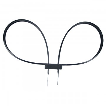 Наручники пластиковые Plastic Handcuff, 800x12,7mm, black, Black