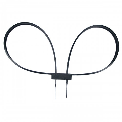 Кайданки пластикові Plastic Handcuff, 800x12,7mm, black , Black