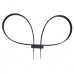 Кайданки пластикові Plastic Handcuff, 800x12,7mm, black , Black