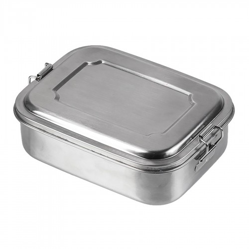 Контейнер для їжі сталевий MIL-TEC Lunchbox Сріблястий