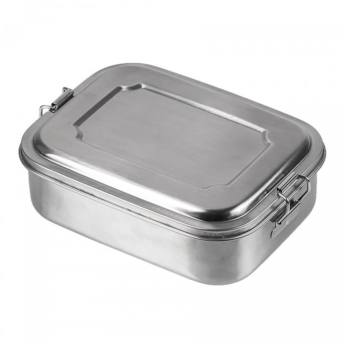 Контейнер для їжі сталевий MIL-TEC Lunchbox Сріблястий Контейнер для їжі сталевий MIL-TEC Lunchbox Сріблястий