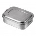 Контейнер для їжі сталевий MIL-TEC Lunchbox Сріблястий