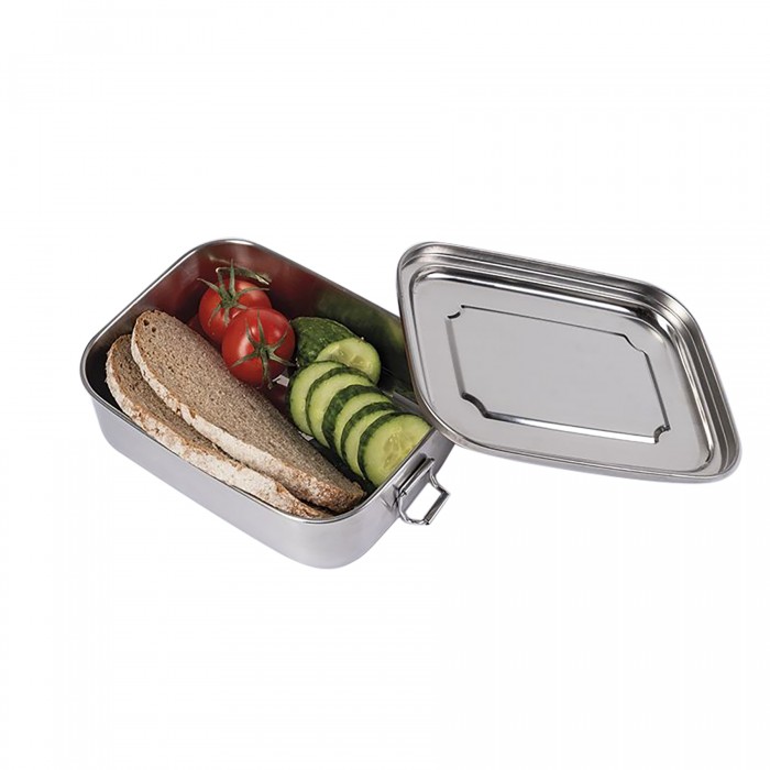 Контейнер для їжі сталевий MIL-TEC Lunchbox Сріблястий Контейнер для їжі сталевий MIL-TEC Lunchbox Сріблястий