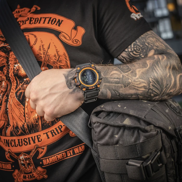 M-Tac часы тактические Adventure Black/Orange M-Tac часы тактические Adventure Black/Orange