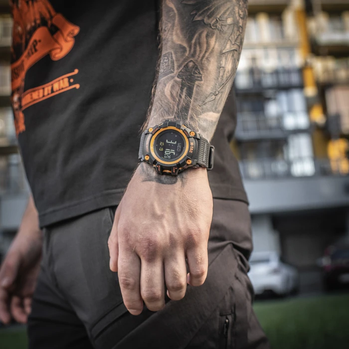 M-Tac часы тактические Adventure Black/Orange M-Tac часы тактические Adventure Black/Orange