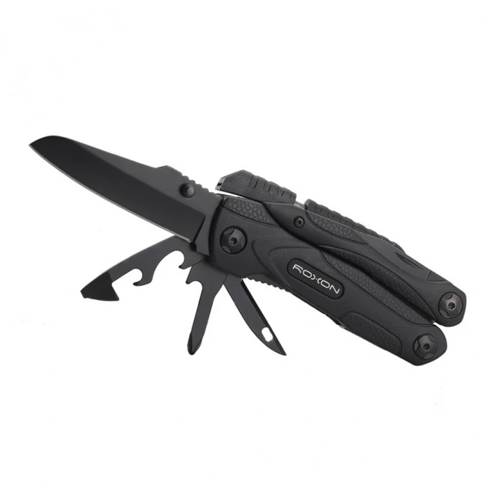 Мультиинструмент в чехле ROXON Pocket Tool "Spark" 14 частей Чорный Мультиинструмент в чехле ROXON Pocket Tool "Spark" 14 частей Чорный