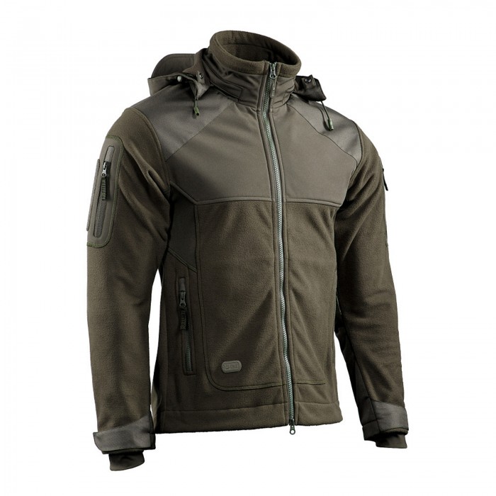 Куртка флісова M-Tac Norman Windblock Fleece, Olive Куртка флісова M-Tac Norman Windblock Fleece, Olive