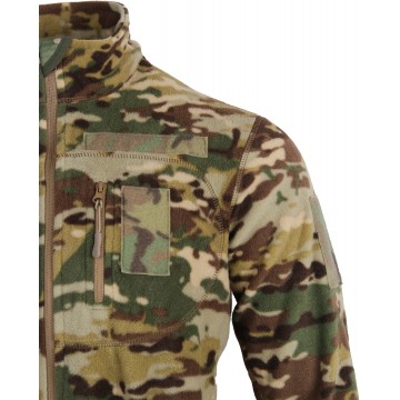 Флисовая тактическая кофта Vik-Tailor, MultiCam