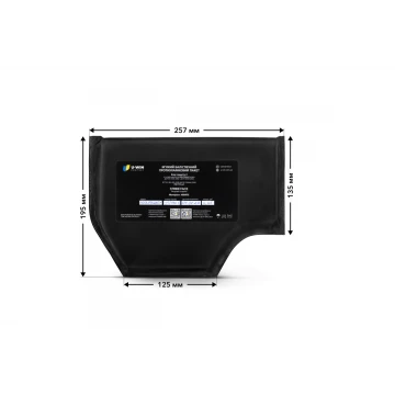 Балістичні пакети під камербанди U-WIN PRO 2-й клас, Black, 86-99см