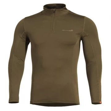 Термофутболка Pentagon Pindos 1/2 ZIP - Olive, Olive
