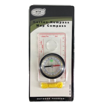 Компас для мапи пластиковий MFH Map Compass