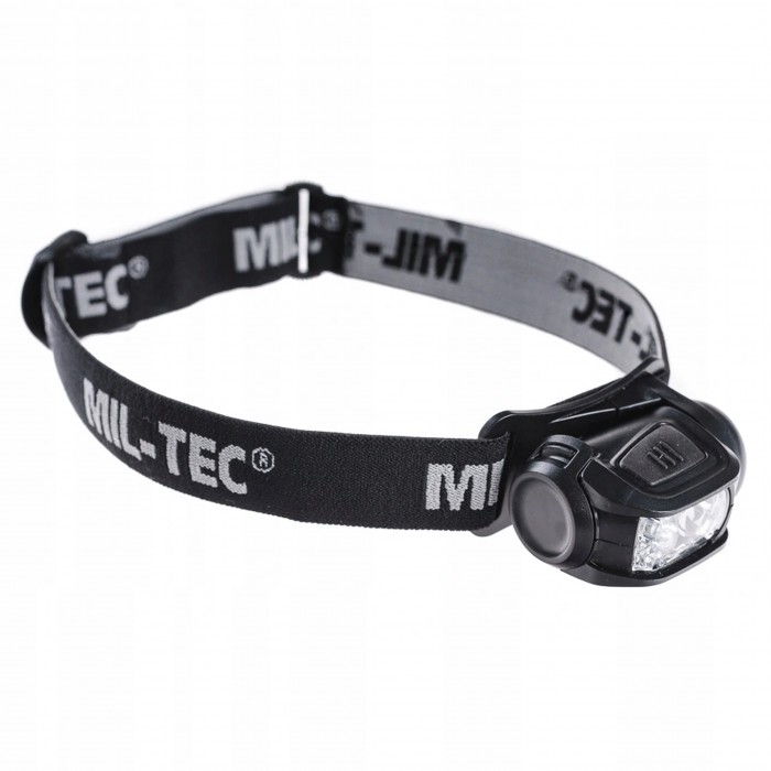 Ліхтар налобний MIL-TEC LED 4-Colour Headlight Black Ліхтар налобний MIL-TEC LED 4-Colour Headlight Black