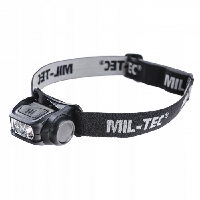 Ліхтар налобний MIL-TEC LED 4-Colour Headlight Black Ліхтар налобний MIL-TEC LED 4-Colour Headlight Black