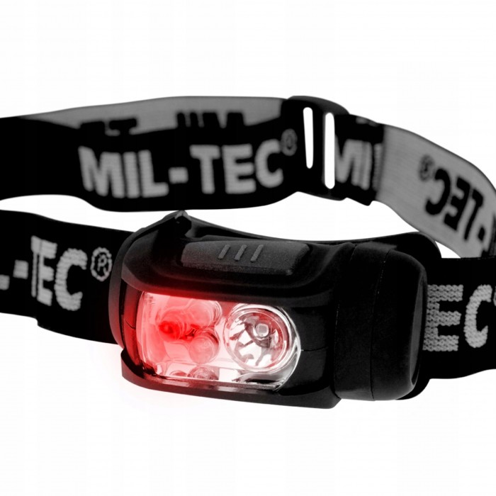 Ліхтар налобний MIL-TEC LED 4-Colour Headlight Black Ліхтар налобний MIL-TEC LED 4-Colour Headlight Black