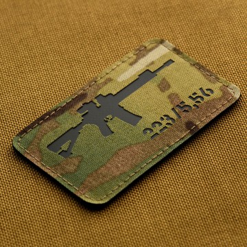 M-Tac нашивка AR-15 .223/5,56 Laser Cut Multicam/Black