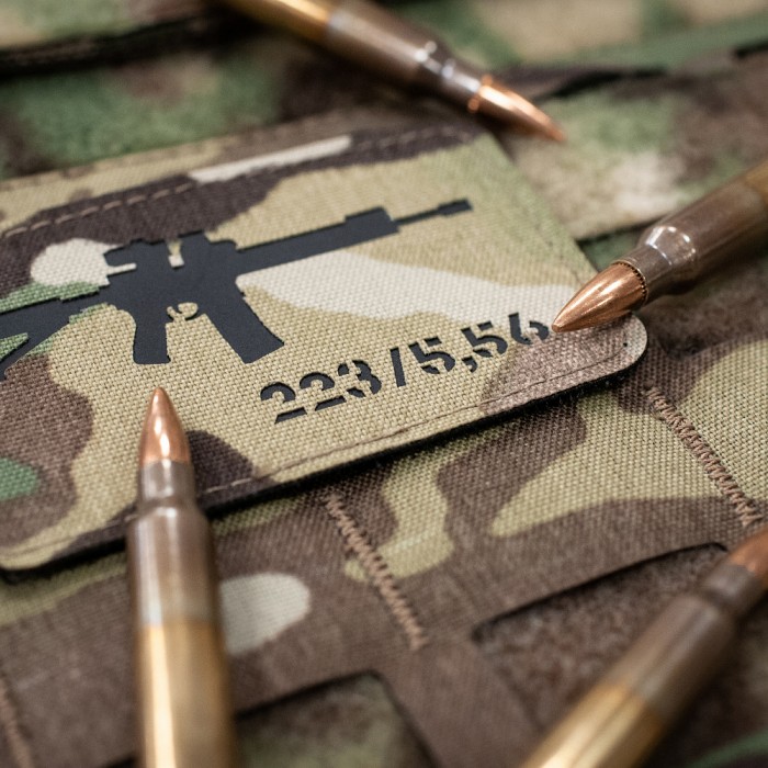 M-Tac нашивка AR-15.223/5,56 Laser Cut Multicam/Black M-Tac нашивка AR-15.223/5,56 Laser Cut Multicam/Black