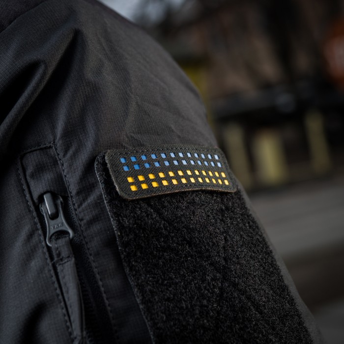 M-Tac нашивка прапор України 25х80 Laser Cut Black M-Tac нашивка прапор України 25х80 Laser Cut Black