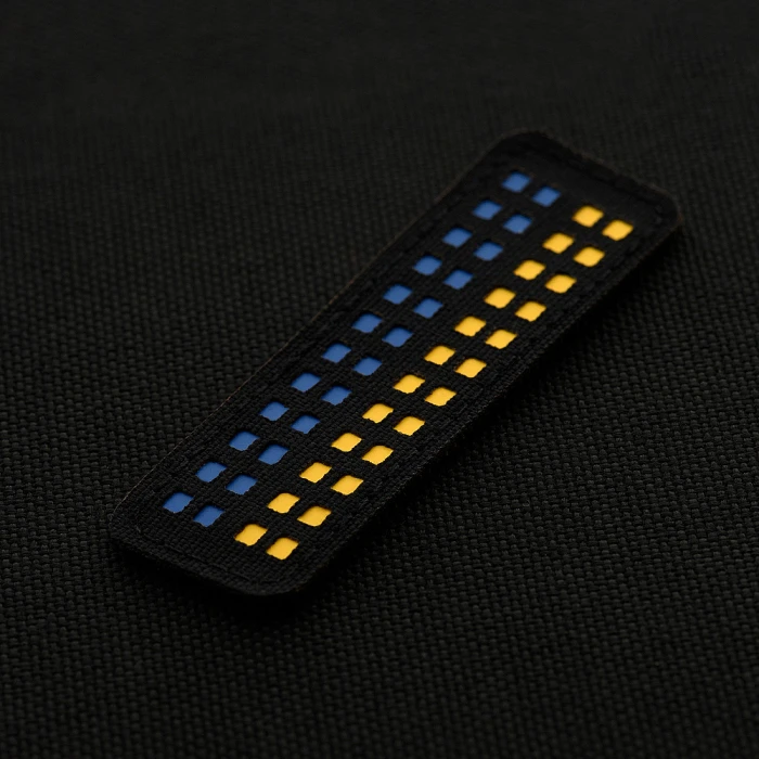 M-Tac нашивка прапор України 25х80 Laser Cut Black M-Tac нашивка прапор України 25х80 Laser Cut Black