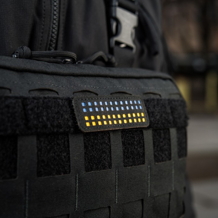 M-Tac нашивка прапор України 25х80 Laser Cut Black M-Tac нашивка прапор України 25х80 Laser Cut Black