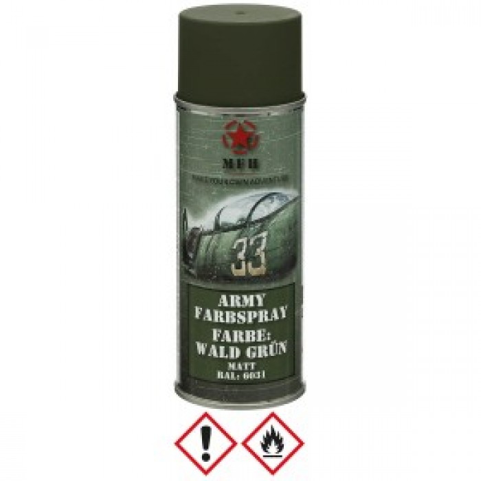 Маскувальна фарба спрей у балоні Army Spray Paint, mat, 400 ml FOREST GREEN Зелений, Зелений Маскувальна фарба спрей у балоні Army Spray Paint, mat, 400 ml FOREST GREEN Зелений, Зелений