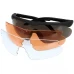 Окуляри балістичні SWISS EYE® Raptor Black (3 лінзи)