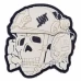 R3ICH нашивка Operator Skull 3D White