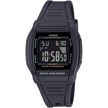 Годинник Casio W-201-1BVEG, Black