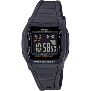 Годинник Casio W-201-1BVEG, Black