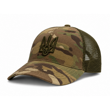 Бейсболка з Тризубом Vik-Tailor Rip-Stop, MultiCam