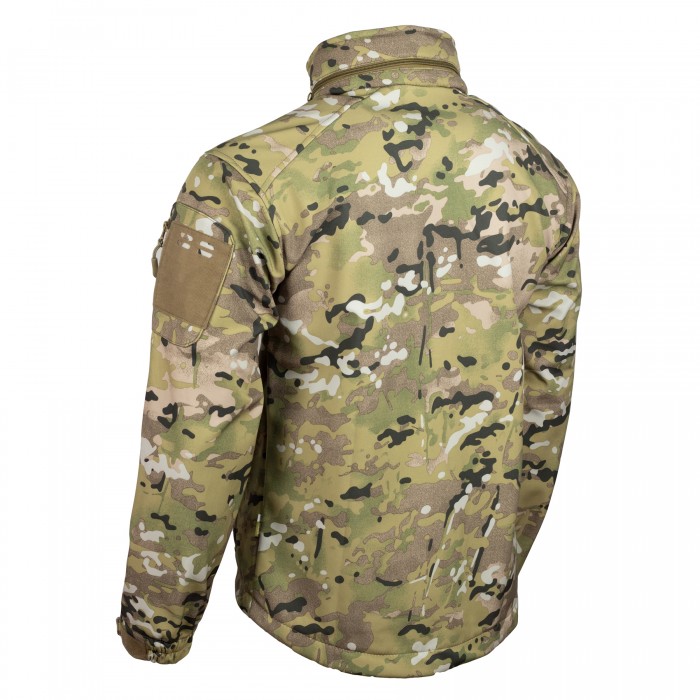 Куртка с липучками для шевронов Vik-Tailor SoftShell Multicam Куртка с липучками для шевронов Vik-Tailor SoftShell Multicam