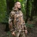 Тактическая флисовая кофта с капюшоном Multicam