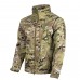 Куртка с липучками для шевронов Vik-Tailor SoftShell Multicam