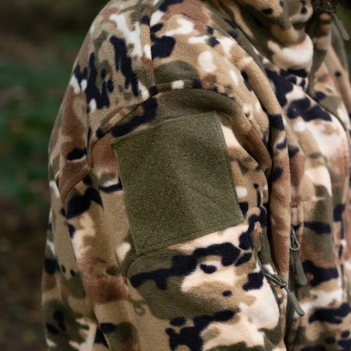 Тактична флісова кофта з капюшоном Multicam Тактична флісова кофта з капюшоном Multicam