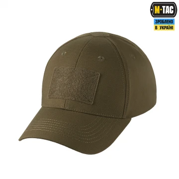 Бейсболка M-Tac Elite Flex Тактическая рип-стоп Темное олива, Dark olive