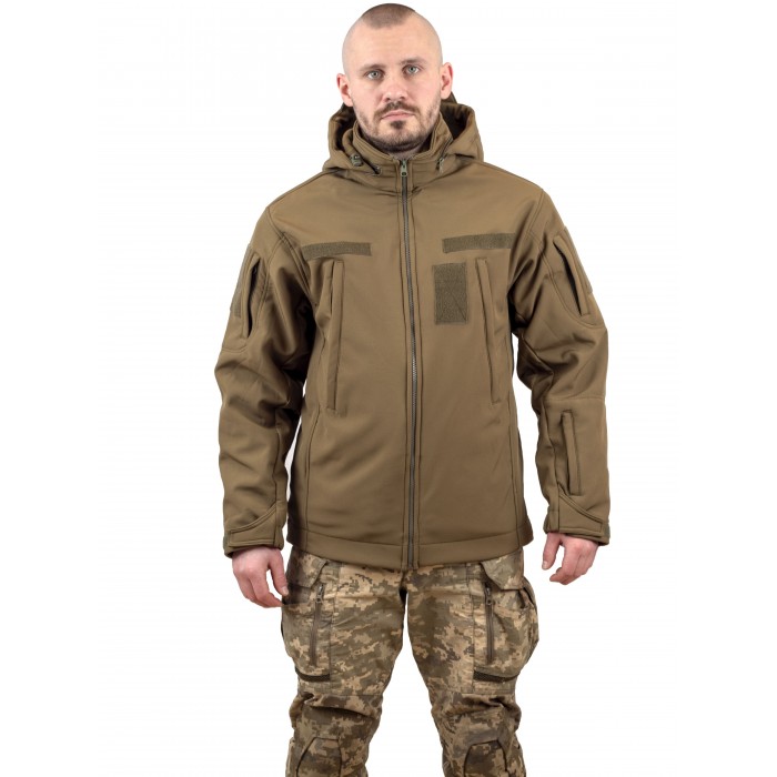 Куртка Vik-Tailor з флісовою кофтою Softshell, Olive Куртка Vik-Tailor з флісовою кофтою Softshell, Olive