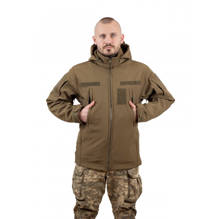 Куртка Vik-Tailor з флісовою кофтою Softshell, Olive Куртка Vik-Tailor з флісовою кофтою Softshell, Olive