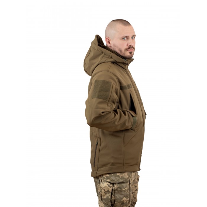 Куртка Vik-Tailor з флісовою кофтою Softshell, Olive Куртка Vik-Tailor з флісовою кофтою Softshell, Olive