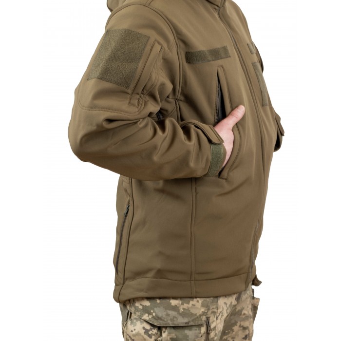 Куртка Vik-Tailor з флісовою кофтою Softshell, Olive Куртка Vik-Tailor з флісовою кофтою Softshell, Olive