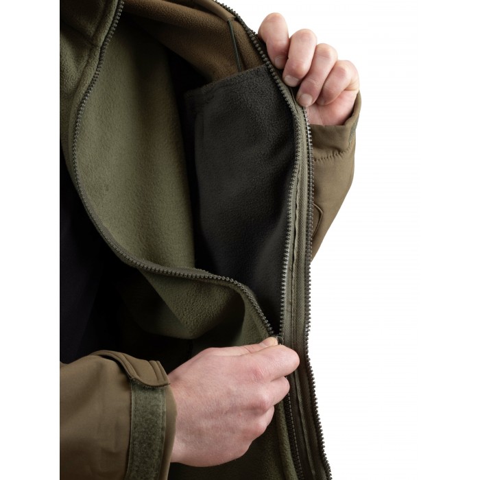 Куртка Vik-Tailor з флісовою кофтою Softshell, Olive Куртка Vik-Tailor з флісовою кофтою Softshell, Olive