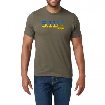 Футболка с рисунком 5.11 Tactical® Ukraine 5.11® Fill, Ranger Green