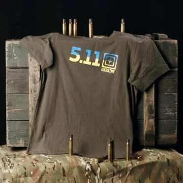 Футболка с рисунком 5.11 Tactical® Ukraine 5.11® Fill, Ranger Green