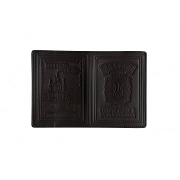 Обложка для паспорта Украины II, Black