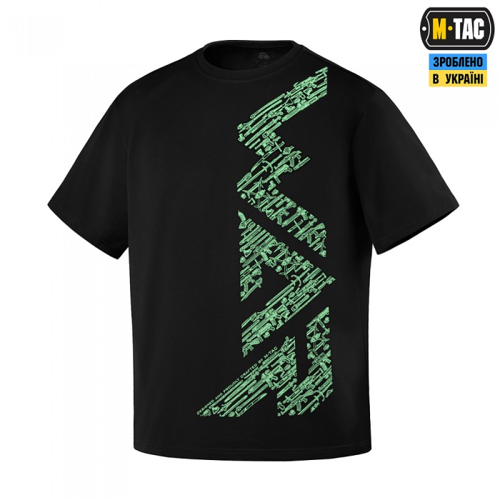 Футболка M-Tac WAR Cotton Hard, Black/White Футболка M-Tac WAR Cotton Hard, Black/White